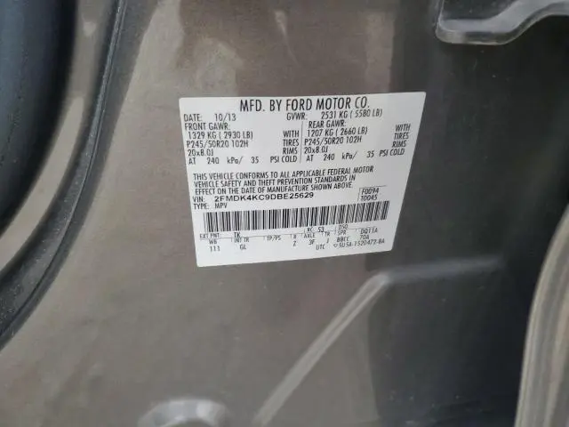 2013 FORD EDGE LIMITED  