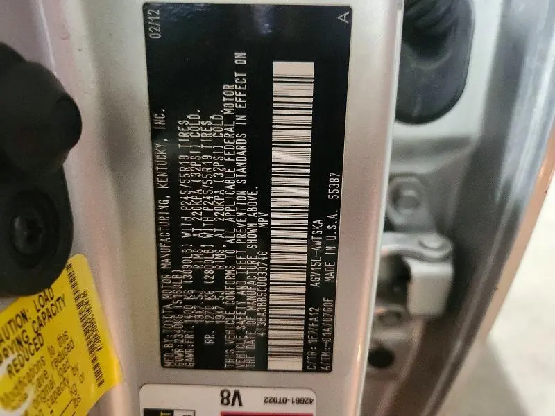 2012 TOYOTA VENZA LE  