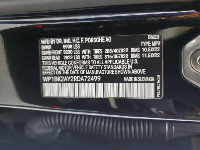 2024 PORSCHE CAYENNE TURBO GT  