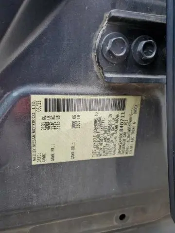 2013 NISSAN MAXIMA S  