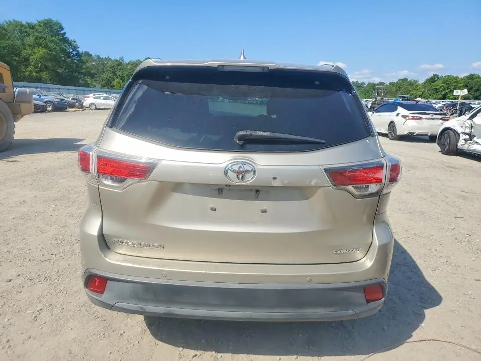 2014 TOYOTA HIGHLANDER LIMITED PLATINUM  