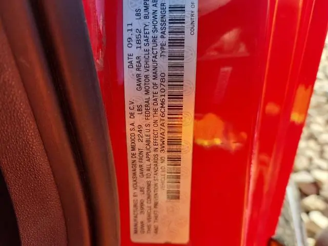 2012 VOLKSWAGEN BEETLE TURBO  