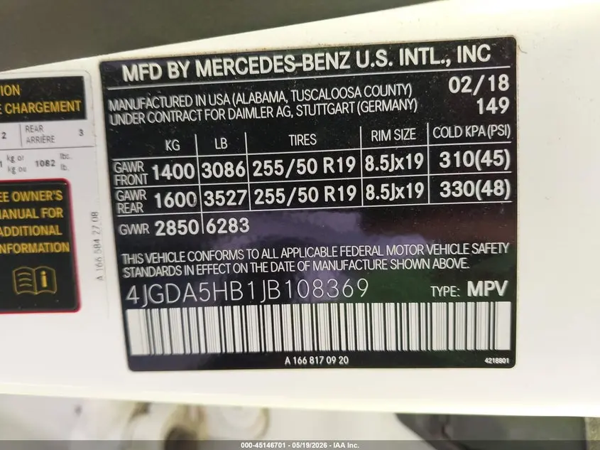 2018 MERCEDES-BENZ GLE 350 4MATIC