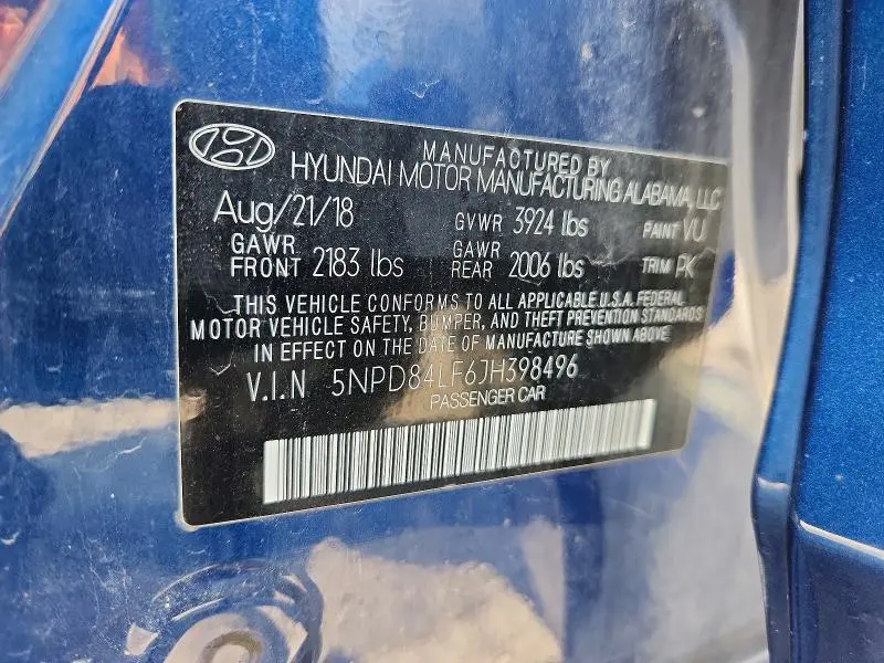 2018 HYUNDAI ELANTRA VALUE EDITION  