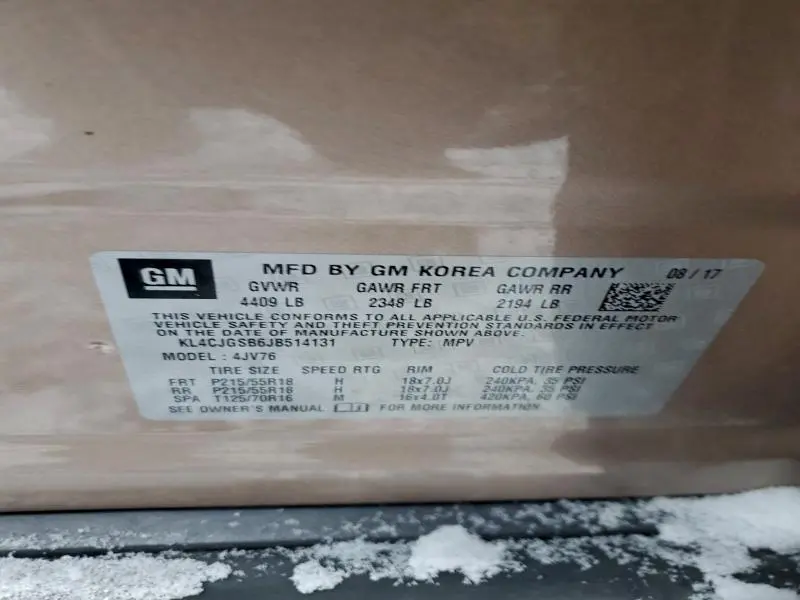 2018 BUICK ENCORE ESSENCE  