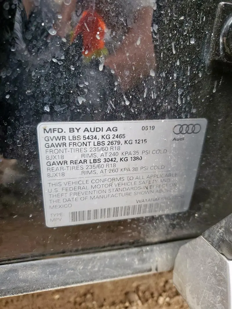 2019 AUDI Q5 PREMIUM