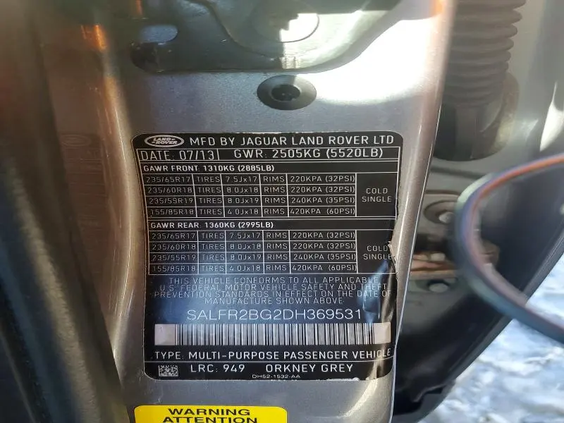 2013 LAND ROVER LR2 HSE  