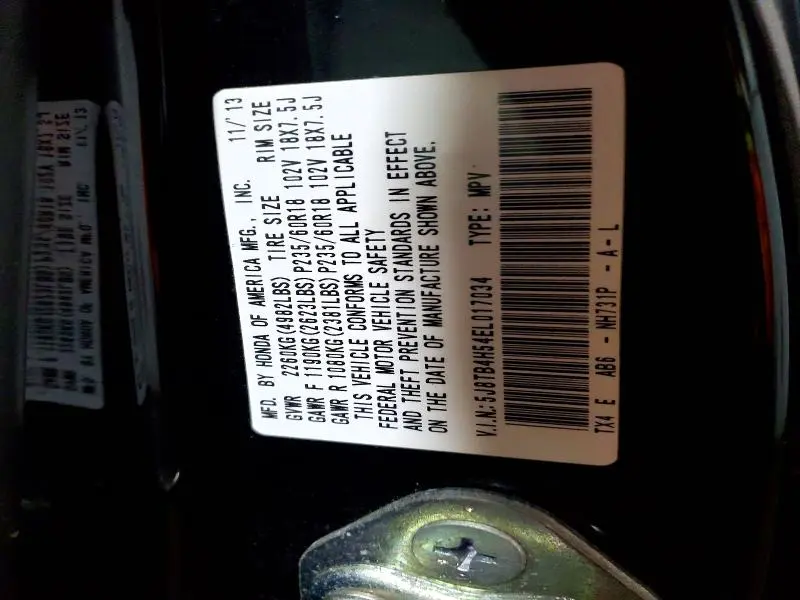 2014 ACURA RDX TECHNOLOGY  