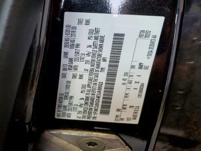 2014 FORD ESCAPE SE  