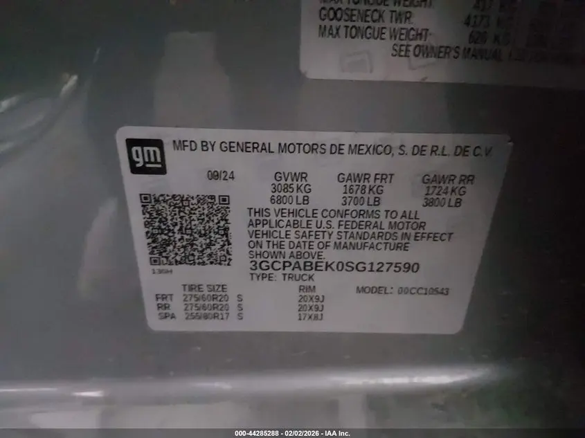 2025 CHEVROLET SILVERADO 1500 2WD  SHORT BED CUSTOM