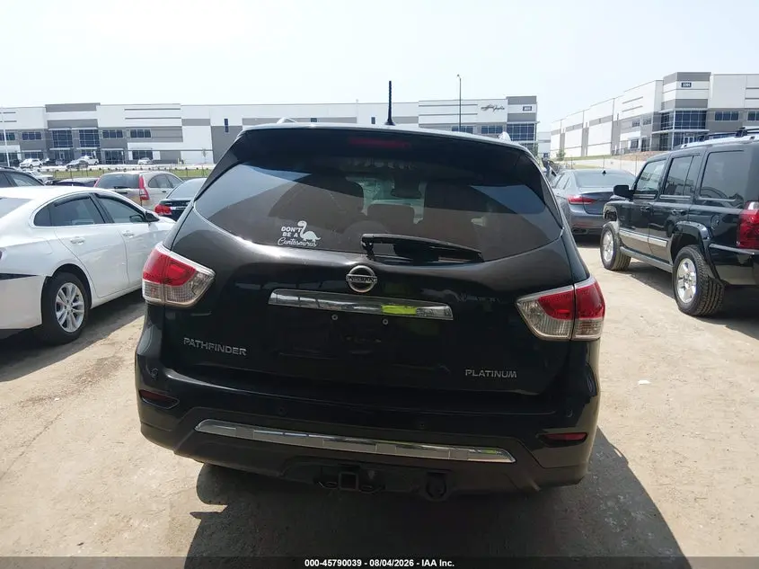 2013 NISSAN PATHFINDER PLATINUM