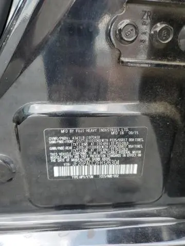 2015 SUBARU XV CROSSTREK 2.0 PREMIUM  