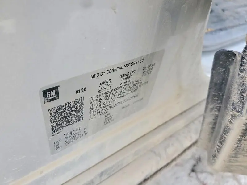 2018 CHEVROLET TRAVERSE PREMIER  