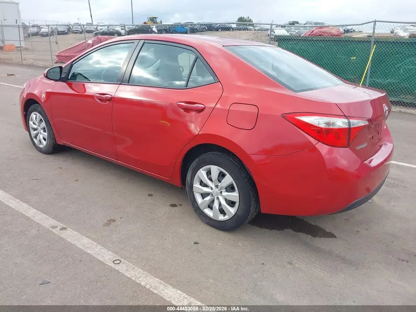 2016 TOYOTA COROLLA LE