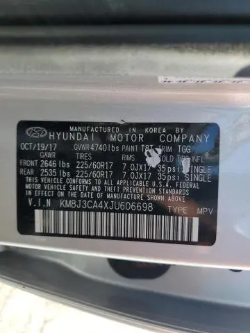 2018 HYUNDAI TUCSON SEL  