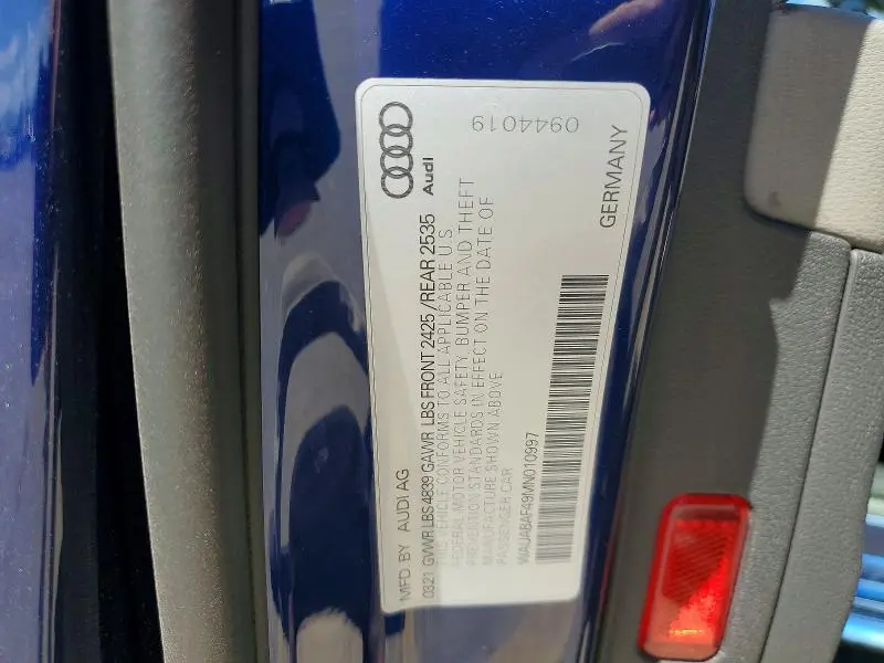2021 AUDI A4 PREMIUM 40  