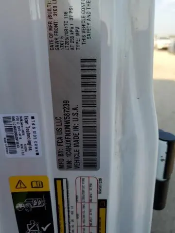 2021 JEEP WRANGLER UNLIMITED RUBICON  