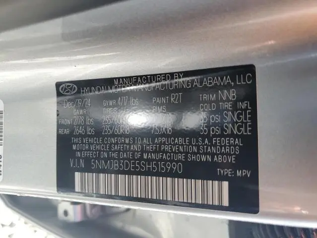 2025 HYUNDAI TUCSON SEL  