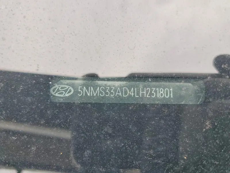2020 HYUNDAI SANTA FE SEL  