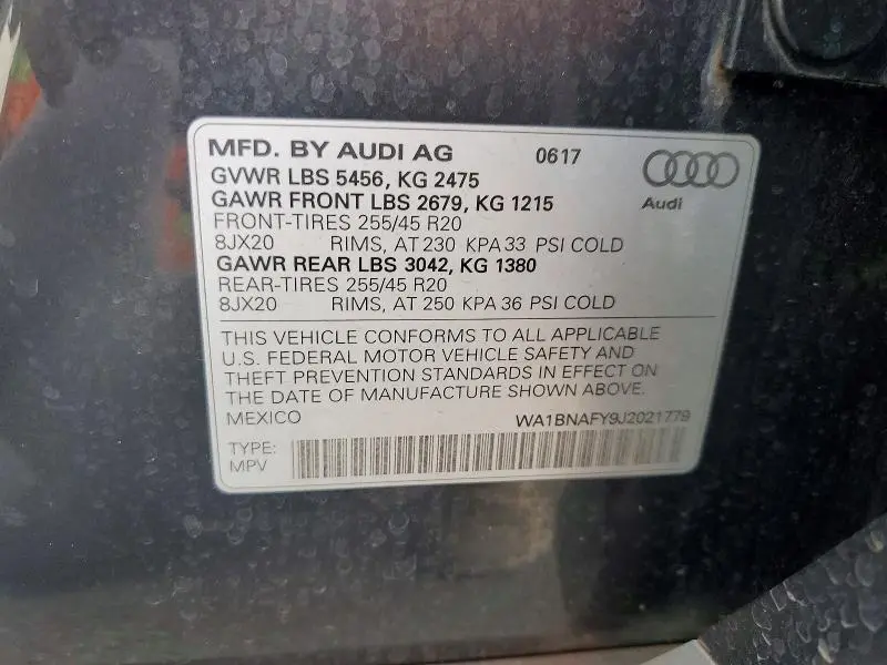 2018 AUDI Q5 PREMIUM PLUS  