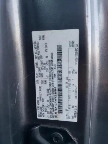 2015 FORD F150 SUPER CAB  