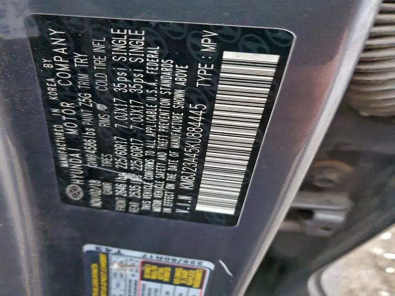 2019 HYUNDAI TUCSON SE  