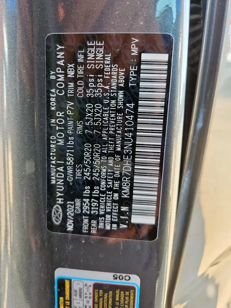 2022 HYUNDAI PALISADE CALLIGRAPHY  