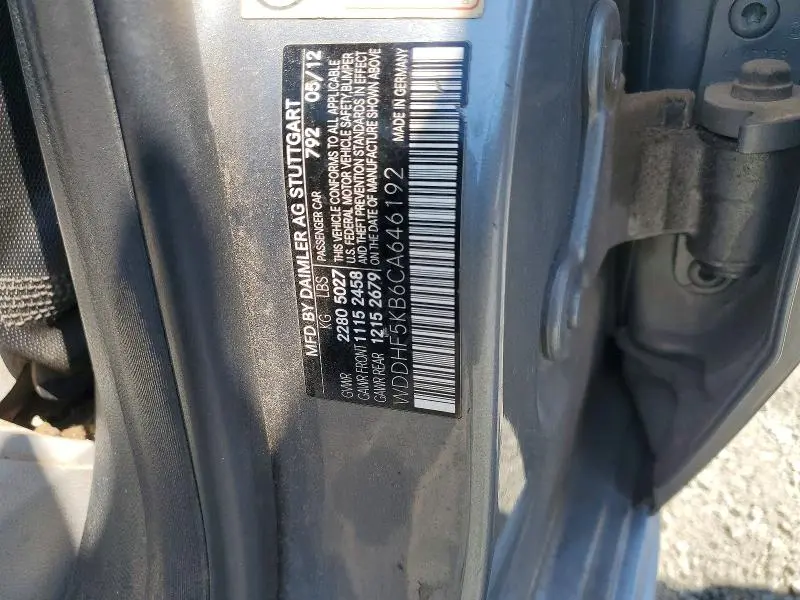2012 MERCEDES-BENZ E 350  