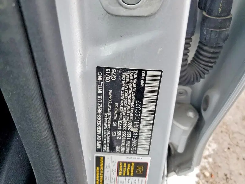 2015 MERCEDES-BENZ C 300 4MATIC  