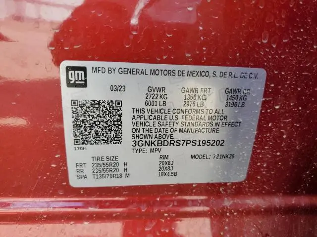 2023 CHEVROLET BLAZER 3LT  