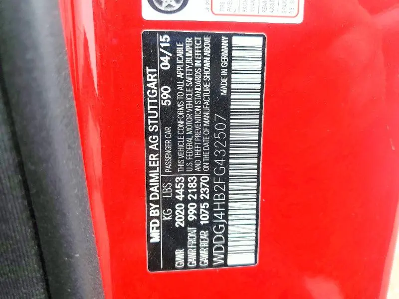 2015 MERCEDES-BENZ C 250  