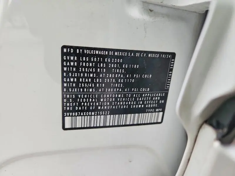 2024 VOLKSWAGEN TIGUAN SE R-LINE BLACK  