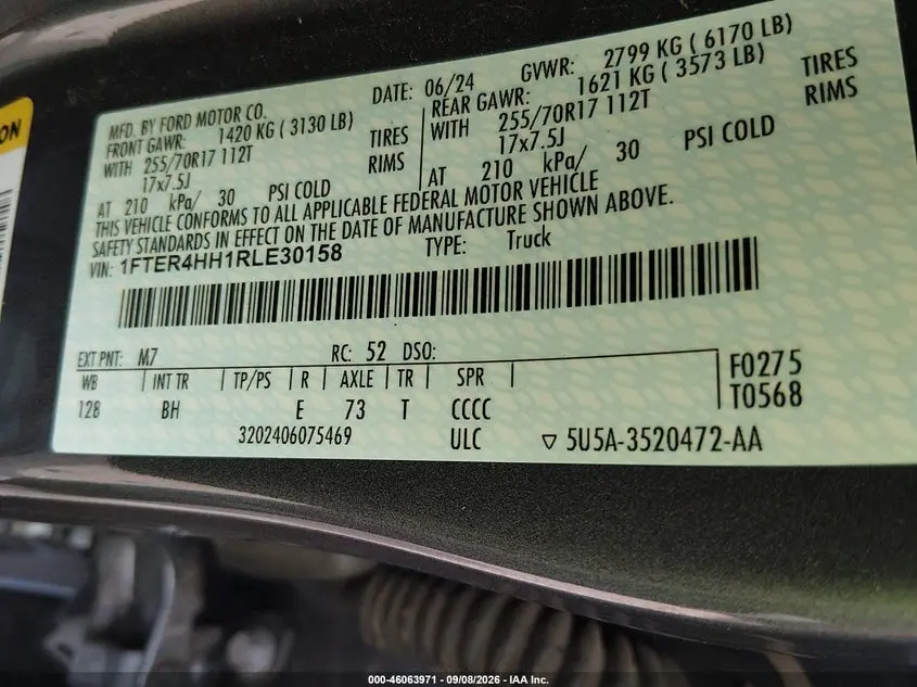 2024 FORD RANGER XLT