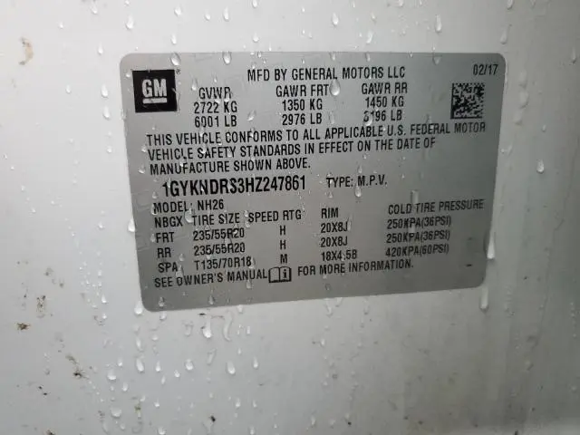 2017 CADILLAC XT5 LUXURY  