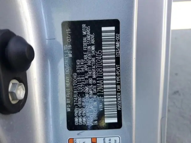 2016 TOYOTA SCION FR-S   