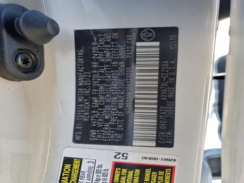 2023 TOYOTA CAMRY SE NIGHT SHADE  