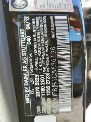 2012 MERCEDES-BENZ E 350 4MATIC  