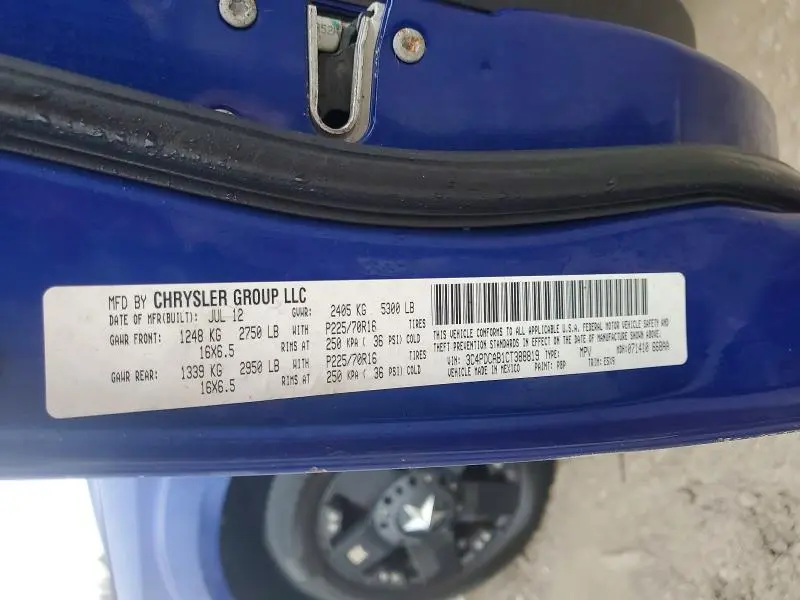 2012 DODGE JOURNEY SE  