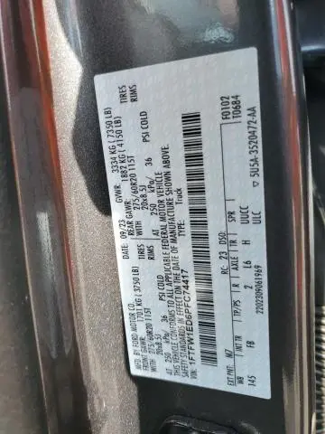 2023 FORD F150 SUPERCREW  