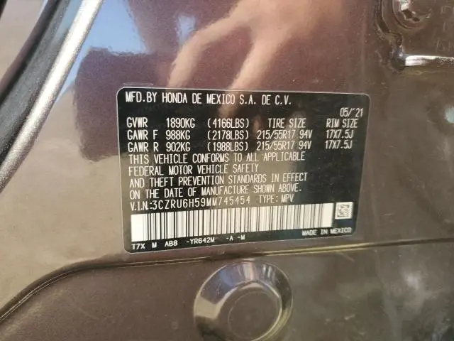 2021 HONDA HR-V EX