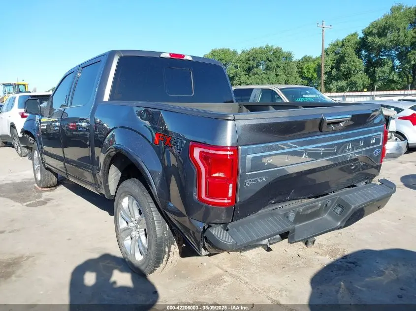 2016 FORD F-150 PLATINUM
