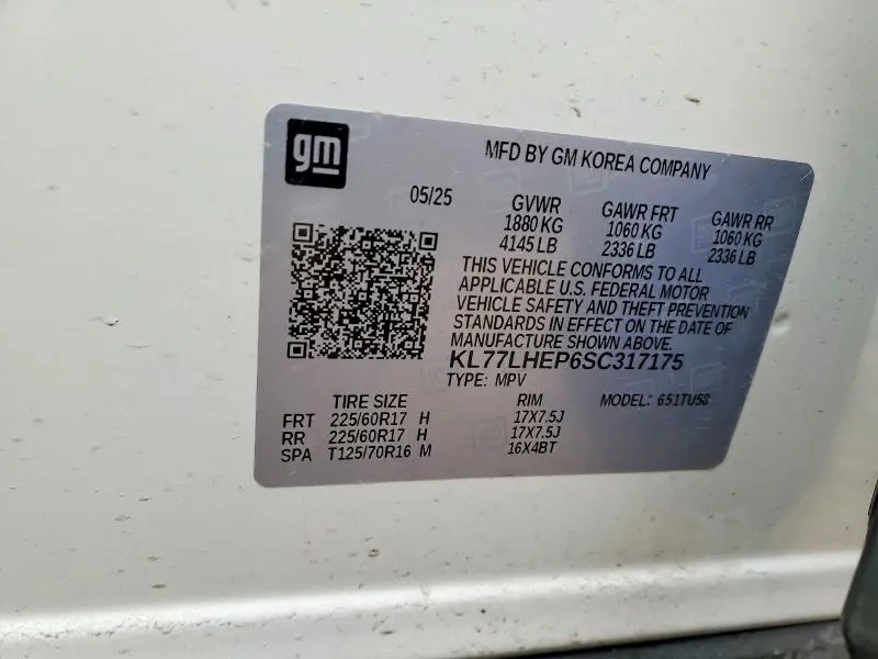 2025 CHEVROLET TRAX 1LT  