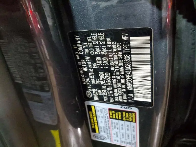 2020 HYUNDAI PALISADE SEL  