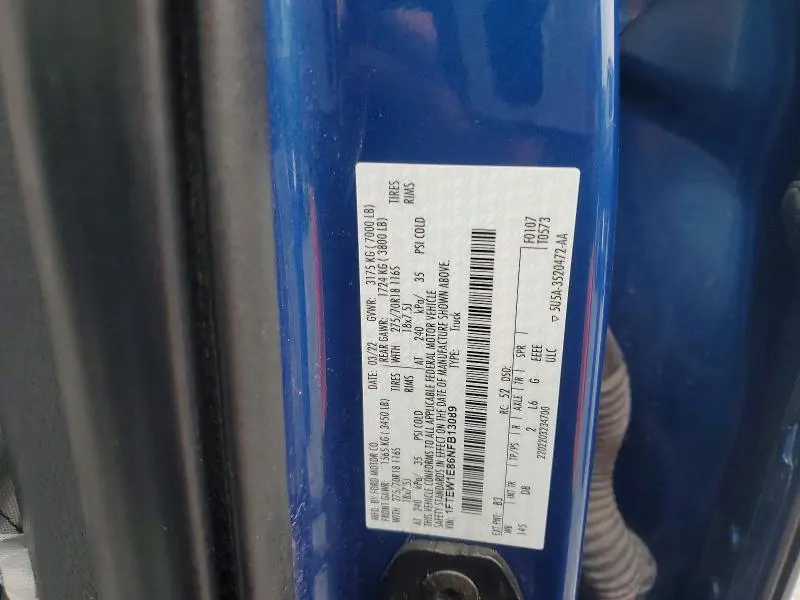 2022 FORD F150 SUPERCREW  