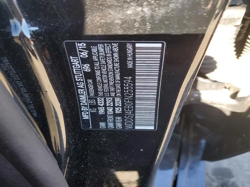 2015 MERCEDES-BENZ CLA 250  