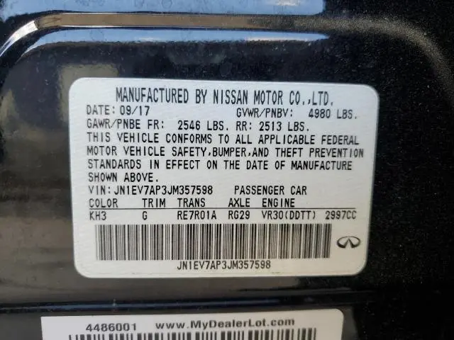 2018 INFINITI Q50 LUXE  