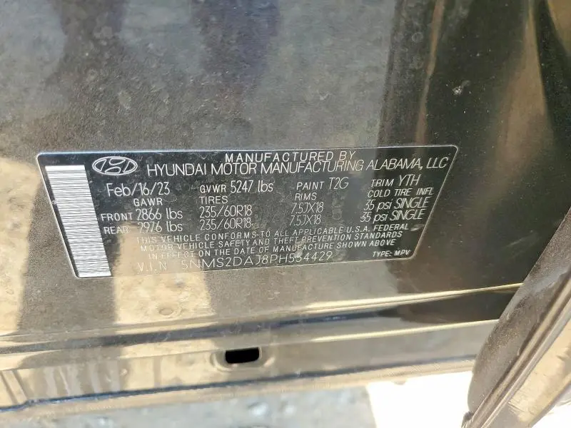 2023 HYUNDAI SANTA FE SEL  