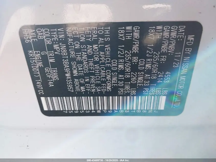 2023 NISSAN ROGUE SV FWD