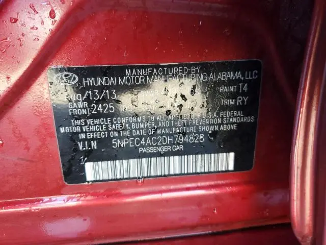 2013 HYUNDAI SONATA SE  