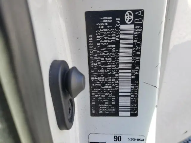 2014 TOYOTA COROLLA L  